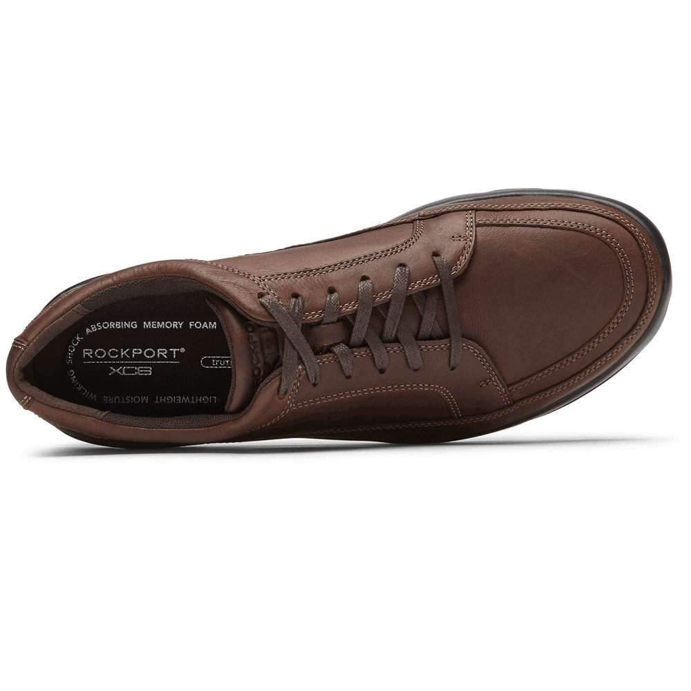 Rockport Singapore Mens Sneakers - Junction Point Lace to Toe Brown - MK7345269